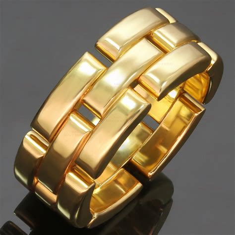 cartier maillon panthere ring|cartier panthere ring yellow gold.